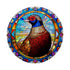 Norman the Pheasant Circular Glass Suncatcher Worktop Saver